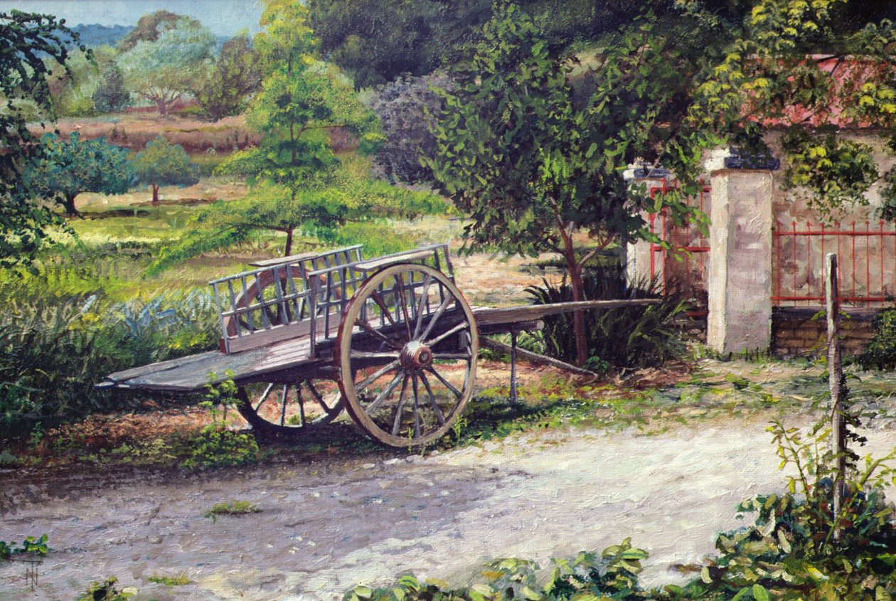 Old Cart, Vichy, França de Trevor Neal