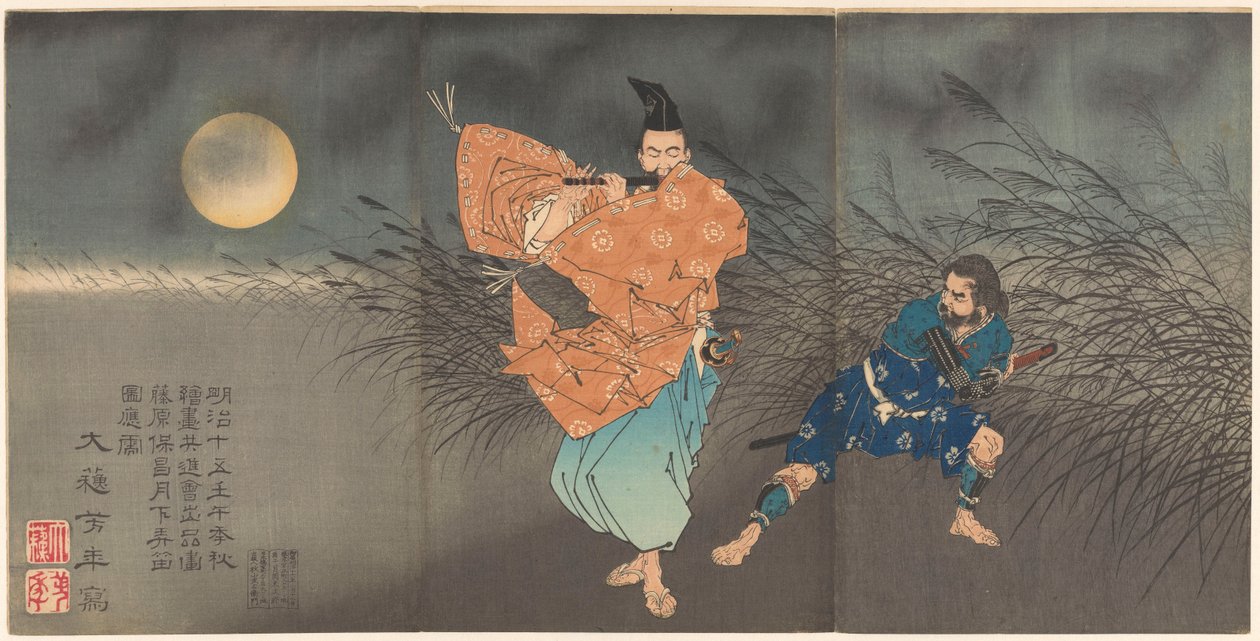 Flautista de Tsukioka Yoshitoshi