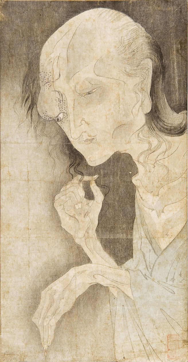 O fantasma de Oiwa, segunda metade do século XIX .. de Tsukioka Yoshitoshi