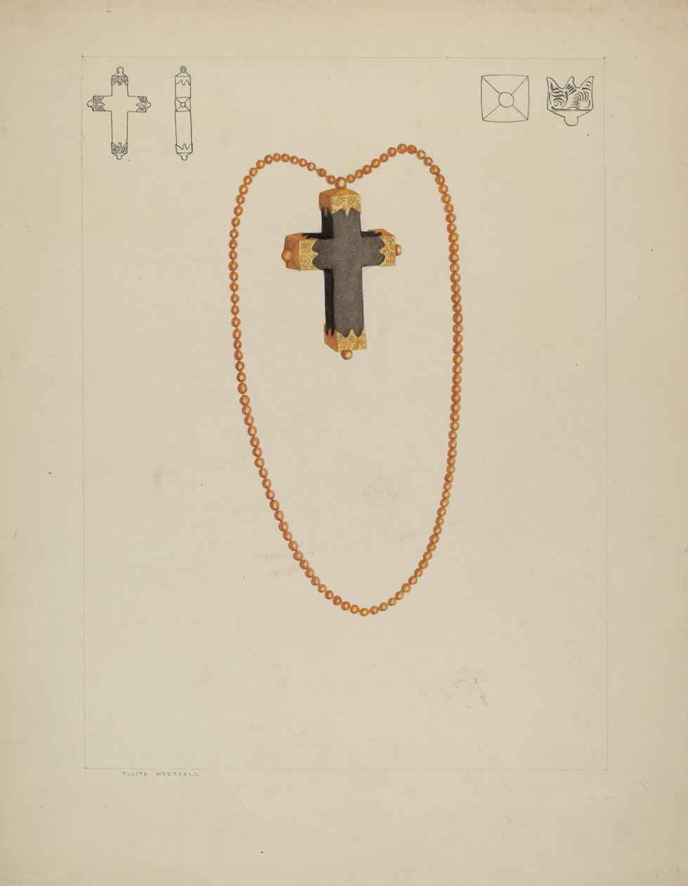Colar Cruz de Tulita Westfall