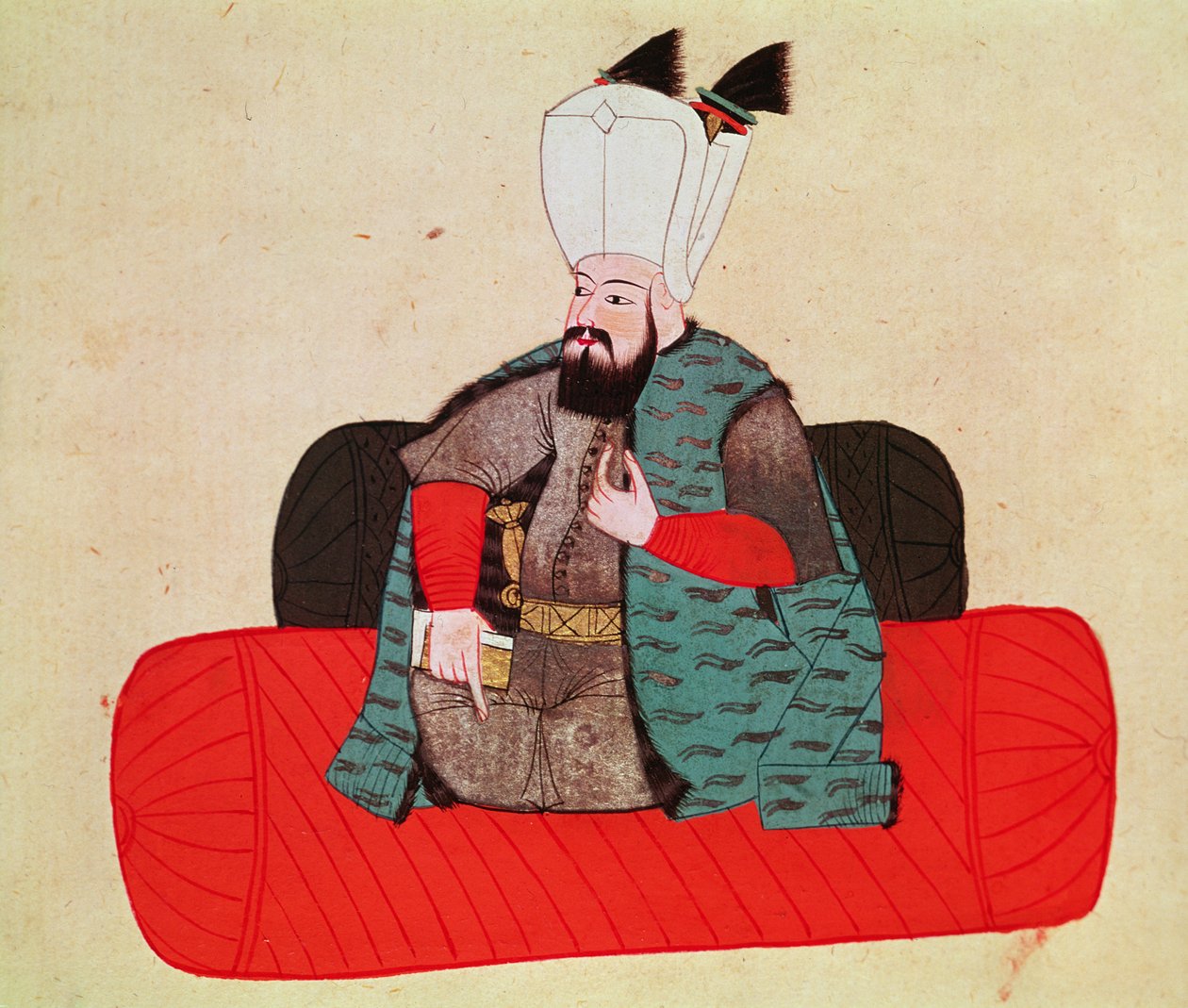 Retrato do sultão Selim II &39;The Destroyer&39; de Turkish School