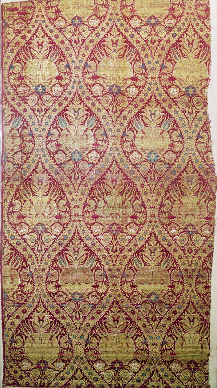 Design têxtil, século XVI (séc. XVII) de Turkish School