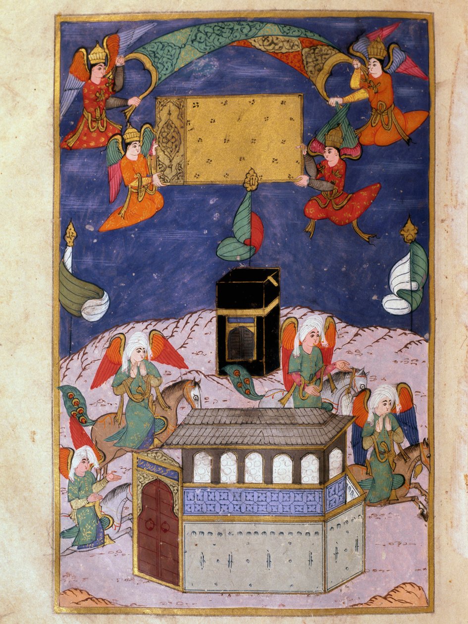 Anjos decoram o Kaaba (Ka