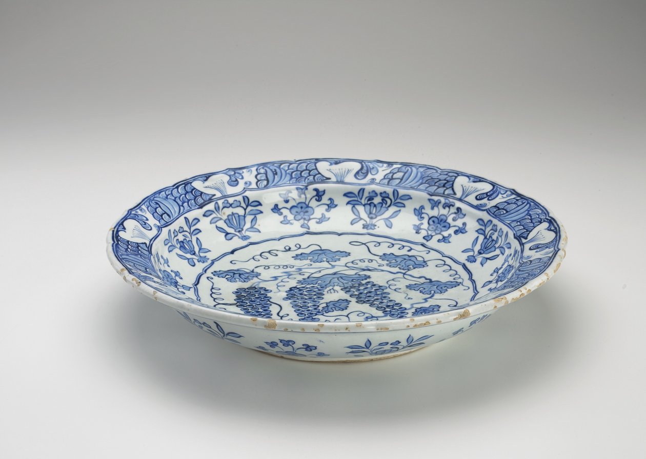 Prato, Iznik, dinastia otomana, (ceramic) de Turkish School