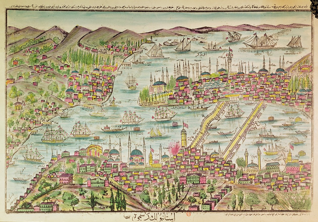 Vista, de, constantinople de Turkish School