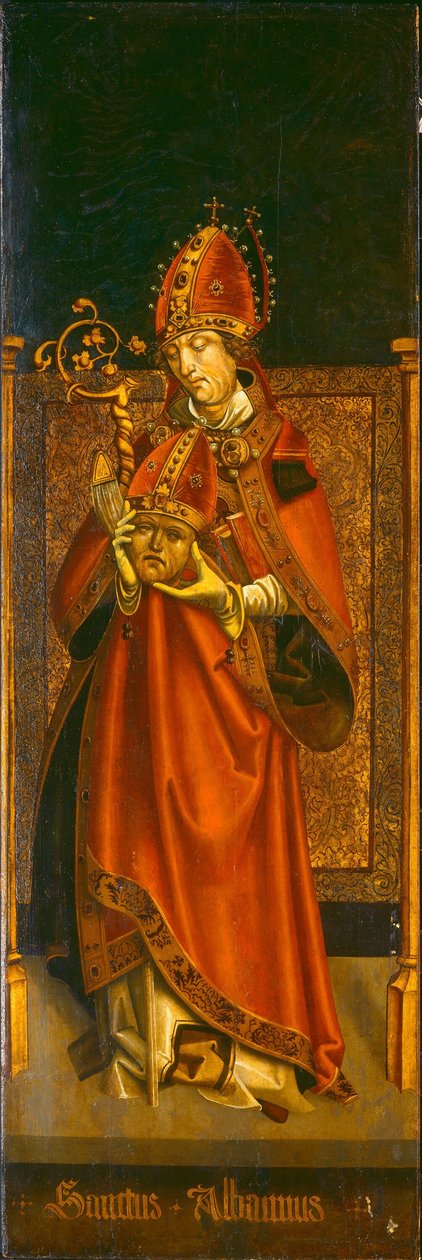 Santo Albano de Mainz de Tyrolean 16th Century