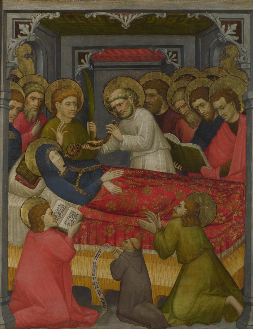 A Morte da Virgem, c.1425 de Tyrolese