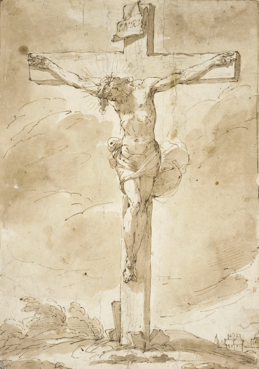 Cristo na cruz de Ubaldo Gandolfi