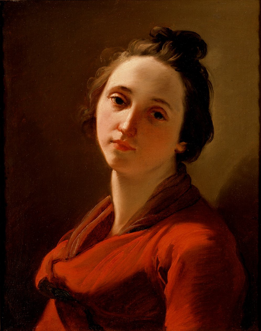 Cabeça de uma jovem, 1775-1778 de Ubaldo Gandolfi