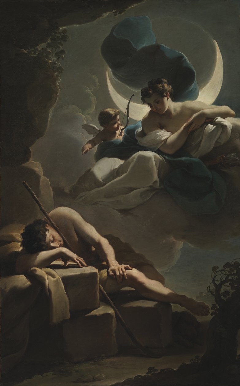 Selene e Endimião de Ubaldo Gandolfi