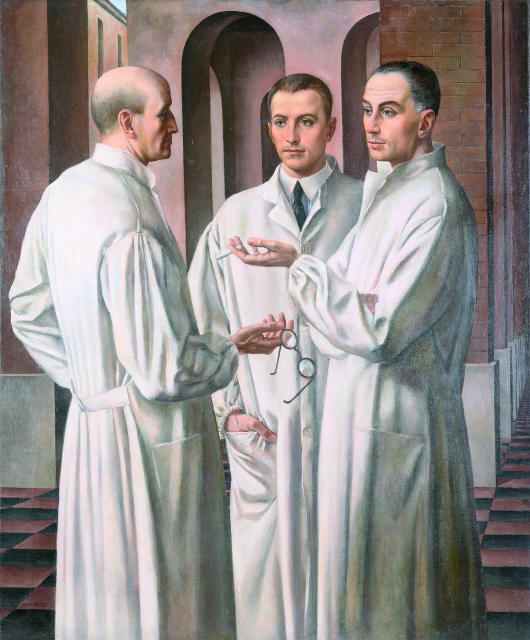 Os Cirurgiões, 1926. de Ubaldo Oppi