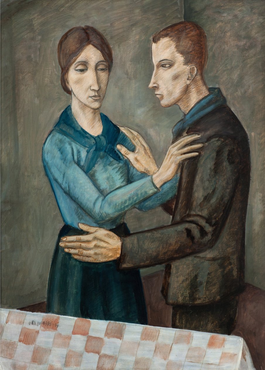 O casal noivo (O adeus) de Ubaldo Oppi