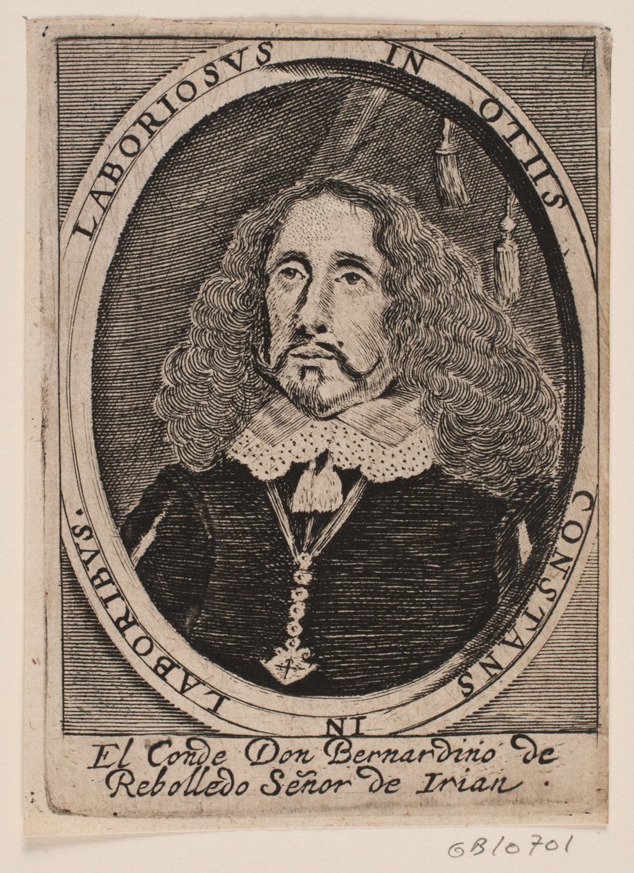 Don Bernardino de Rebolledo, enviado espanhol de Ubekendt