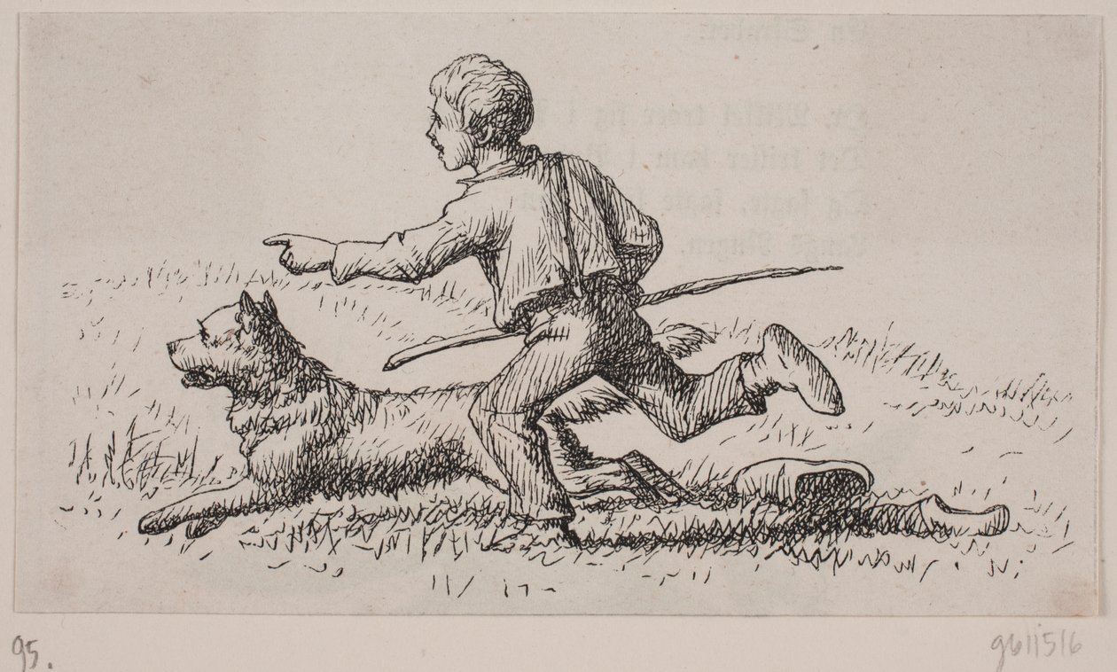 Ilustração para "Mr. Mikkel", poema de Christian Richardt de Ubekendt
