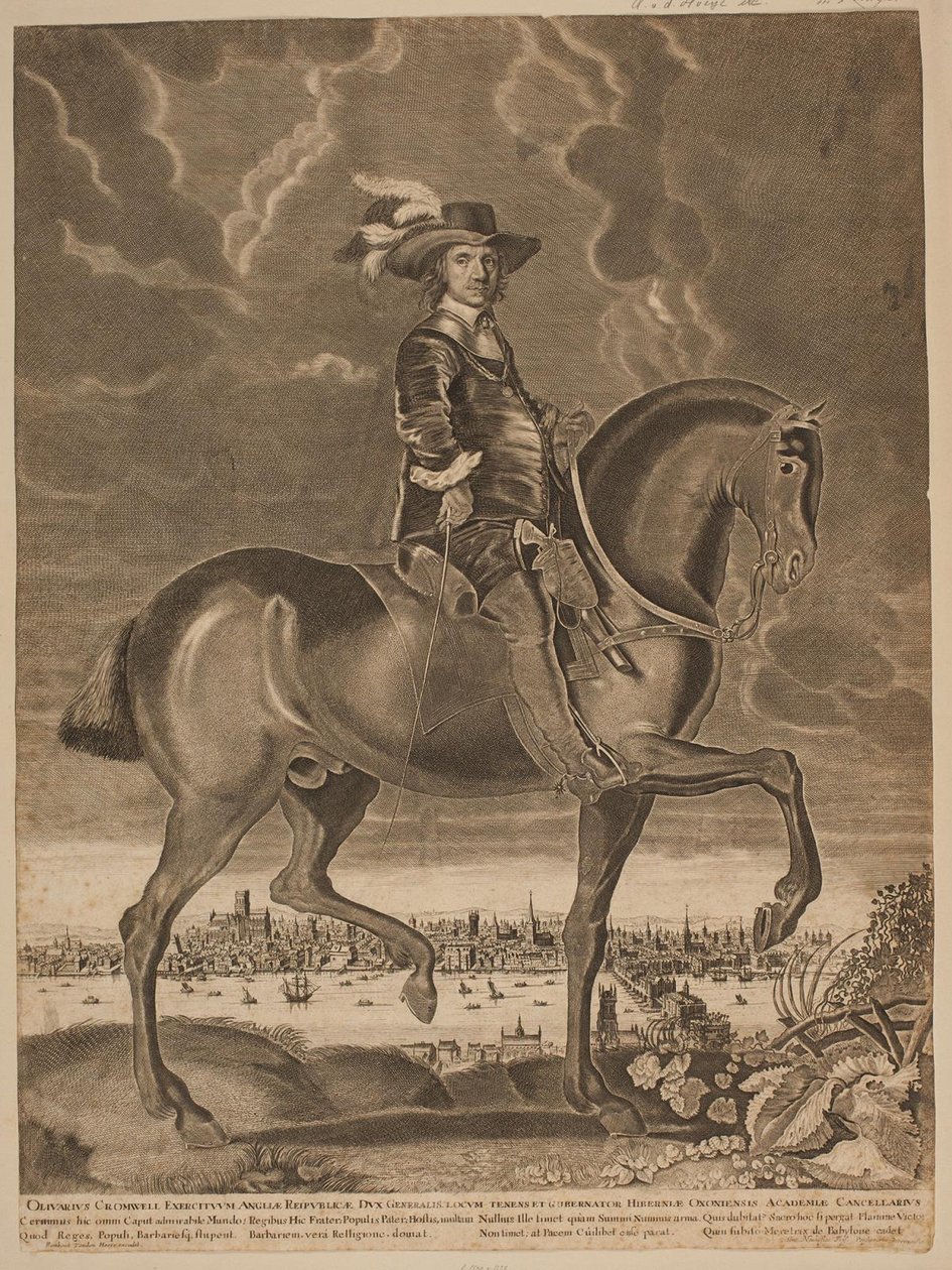 Oliver Cromwell a cavalo de Ubekendt