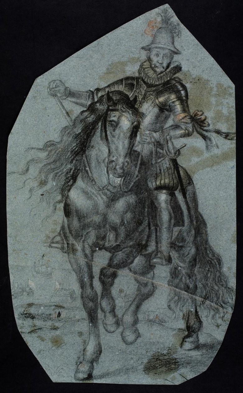 Retrato equestre de Ubekendt