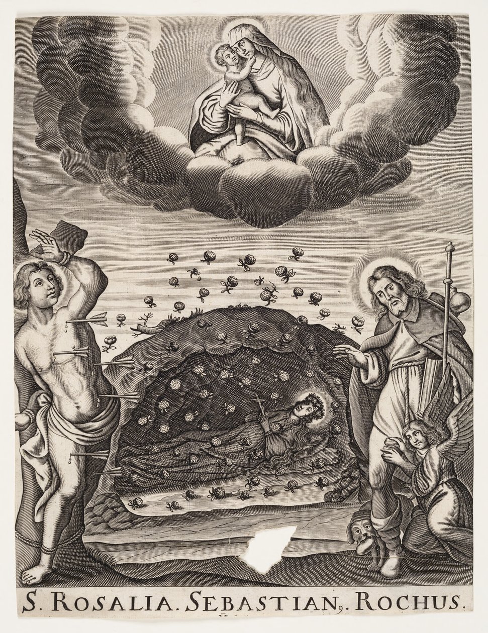 Santa Rosália, São Sebastião e São Rocco de Ubekendt