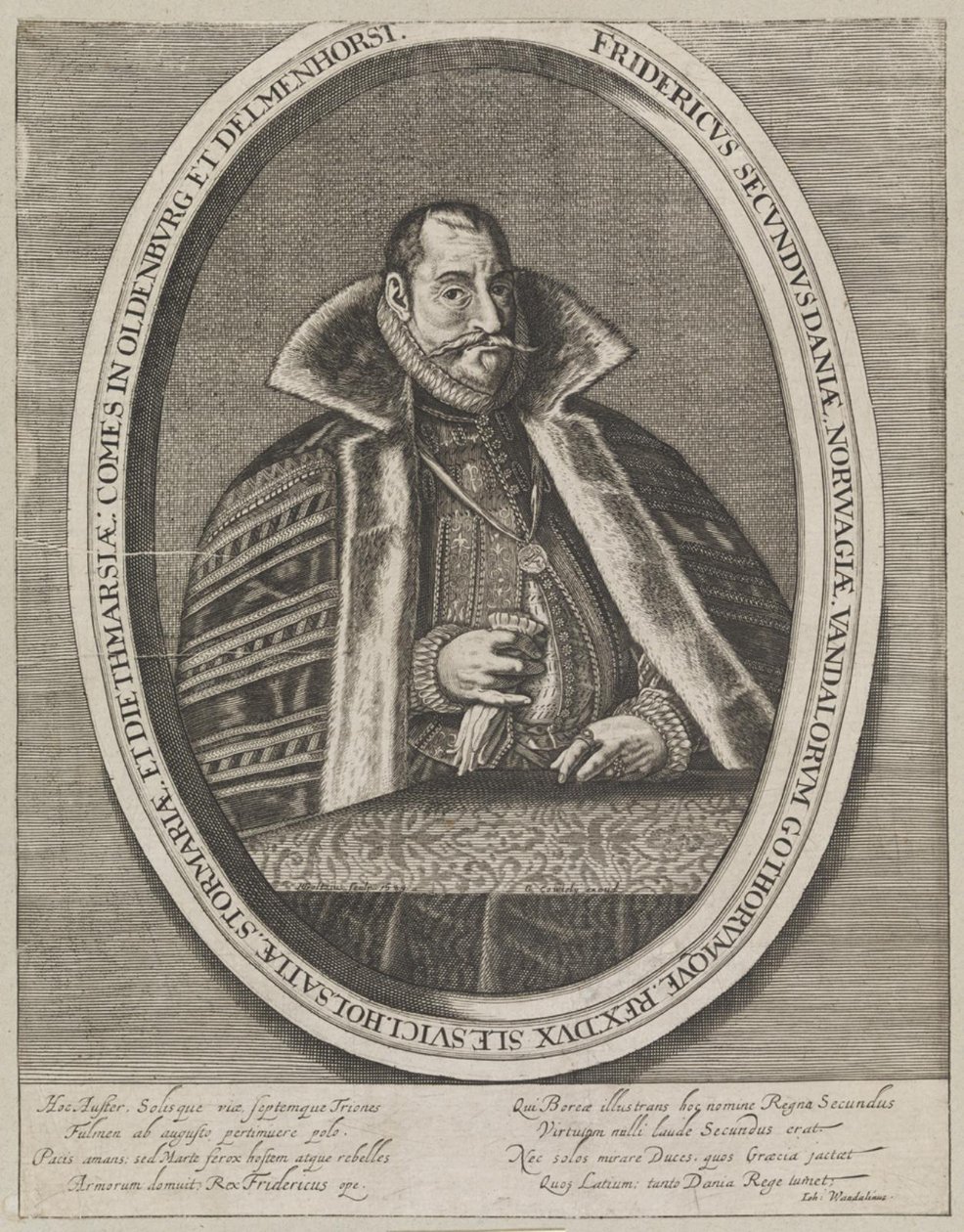 Frederic II, rei da Dinamarca e Noruega de Ubekendt 1600 tallet