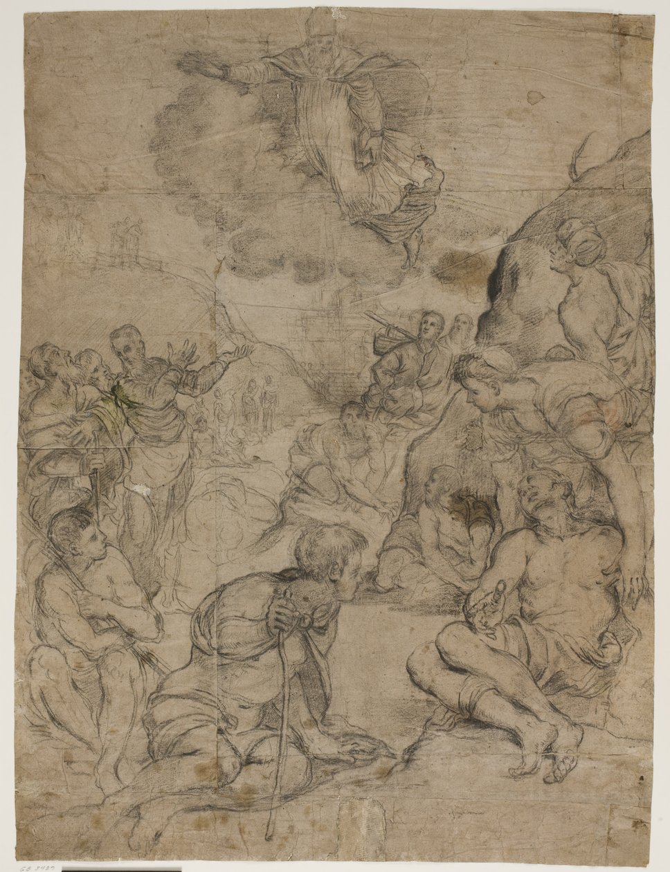 Santo Agostinho curando os paralíticos, depois da pintura de Tintoretto no Museo Civico, Vicenza de Ubekendt Ubekendt