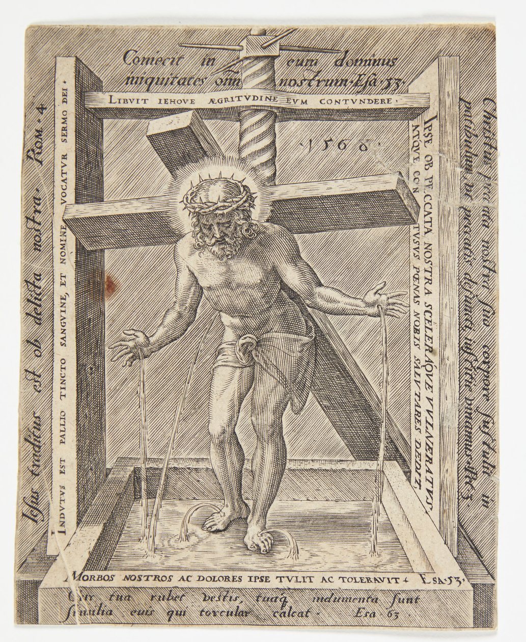 A Paixão de Cristo de Ubekendt efter Dirck Volckertsz. Coornhert efter Maarten van Heemskerck
