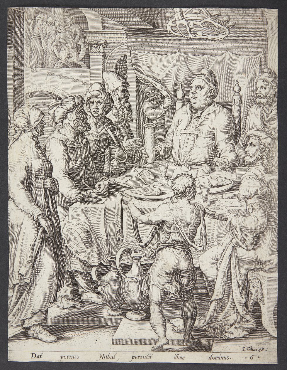 festa de Nabal de Ubekendt efter Maarten van Heemskerck