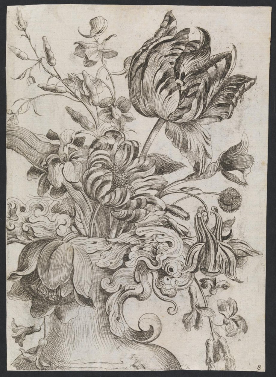 Flores de Ubekendt hollandsk 1600 tallet