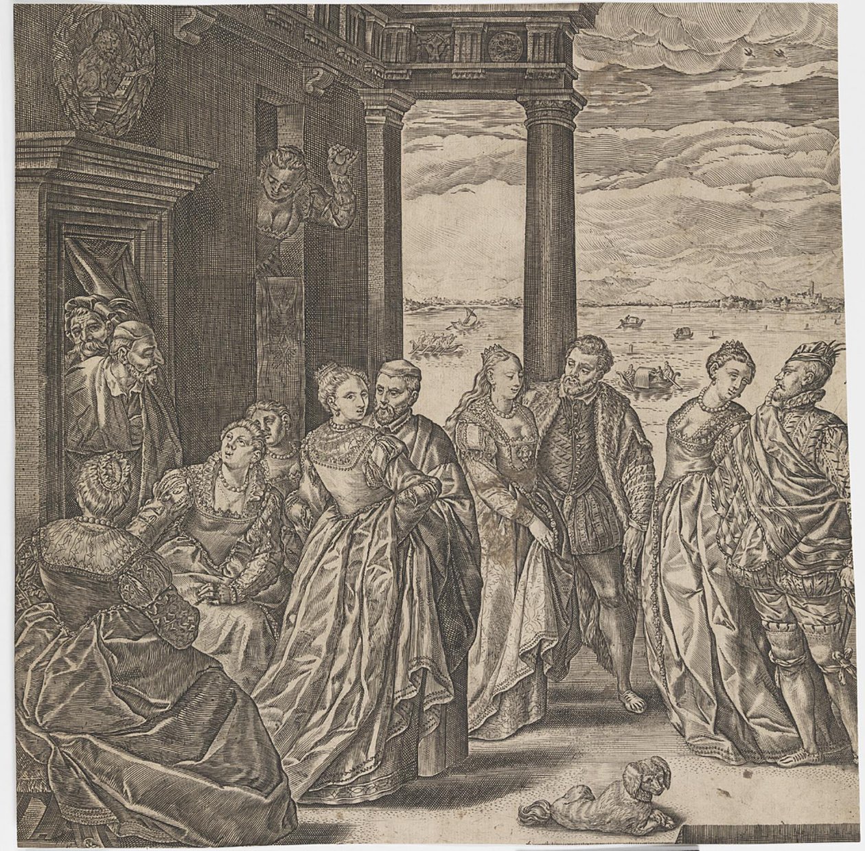 A bola veneziana de Ubekendt nederlandsk 1600 tallet