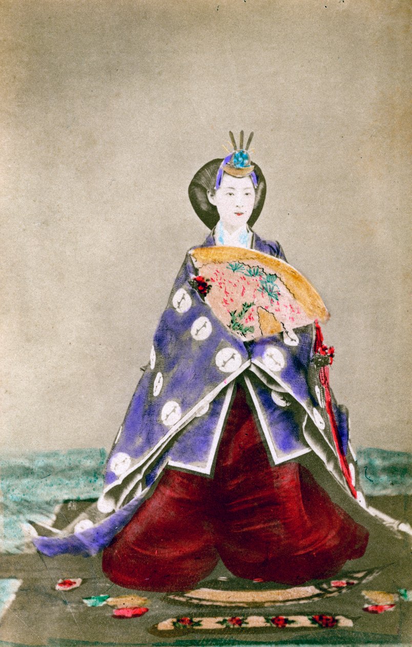 Haruho, Imperatriz do Japão, 1873 1882 de Uchida Kyuichi