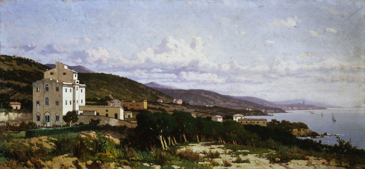 Vista de Castiglioncello de Ugo Manaresi