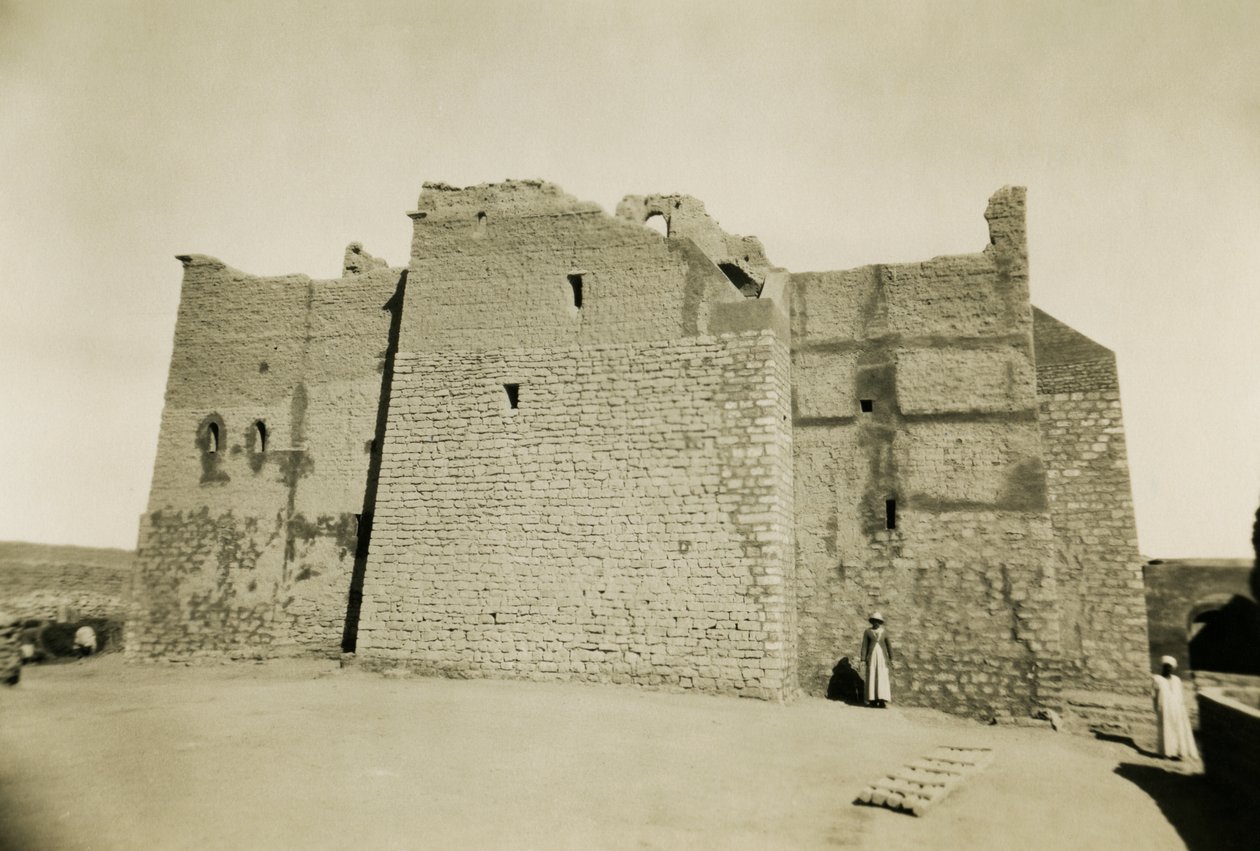 Mosteiro de São Simeão, Assuão, Egito, fotografia de Ugo Monneret de Villard de Ugo Monneret de Villard