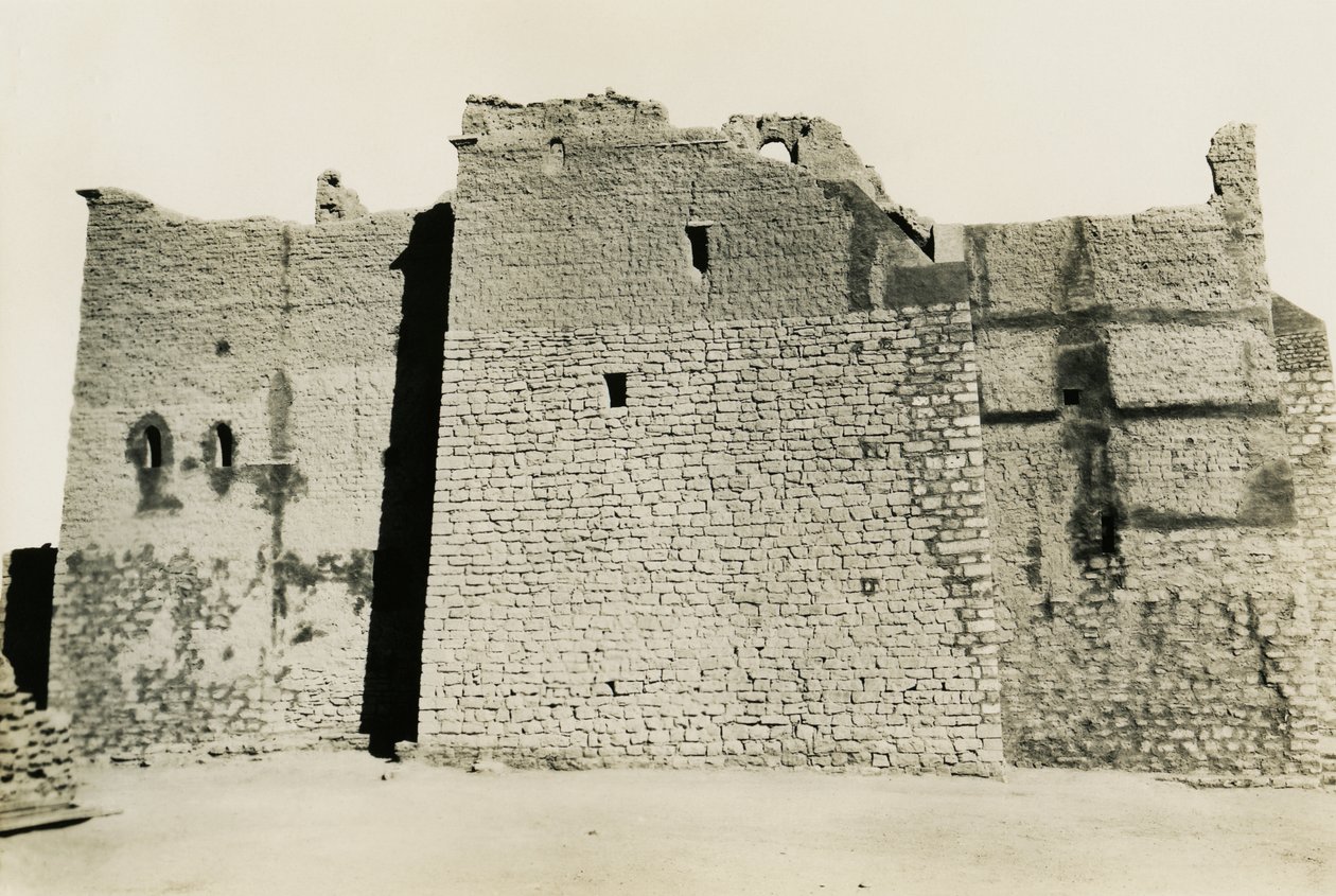 Mosteiro de São Simeão, Assuão, Egito, fotografia de Ugo Monneret de Villard de Ugo Monneret de Villard