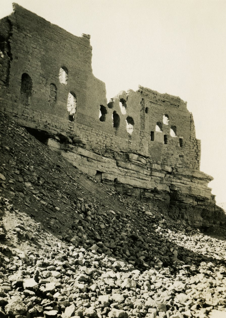 Mosteiro de São Simeão, Assuão, Egito, fotografia de Ugo Monneret de Villard de Ugo Monneret de Villard