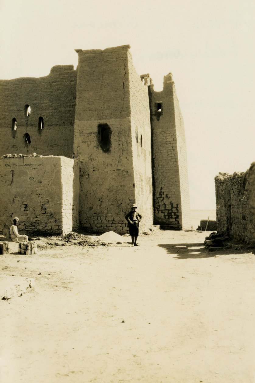 Mosteiro de São Simeão, Assuão, Egito, fotografia de Ugo Monneret de Villard de Ugo Monneret de Villard