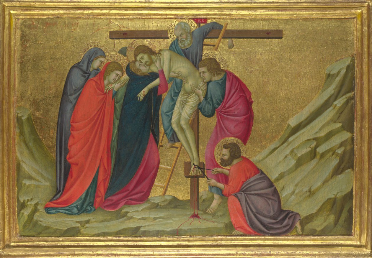A Deposição da Basílica de Santa Croce, Florença, c. 1324-1325 de Ugolino di Nerio