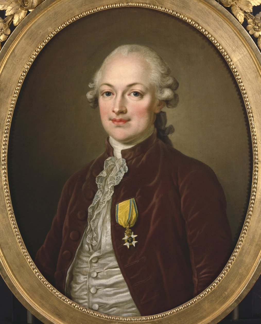Barão Erik Magnus de Stael Holstein, embaixador da Suécia na França - Retrato do Barão Erik Magnus Stael von Holstein (1749-1802), por Pasch, Ulrika Fredrika (1735-1796). Óleo sobre tela de Ulrika Fredrika Pasch