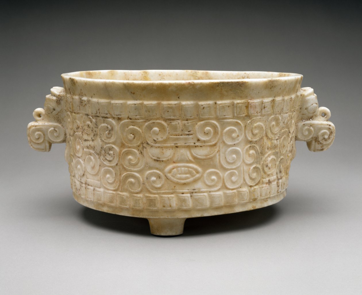 Vaso de Tripé com Pássaros, Terminal Classic, 800-1000 (mármore) de Ulua Ulua