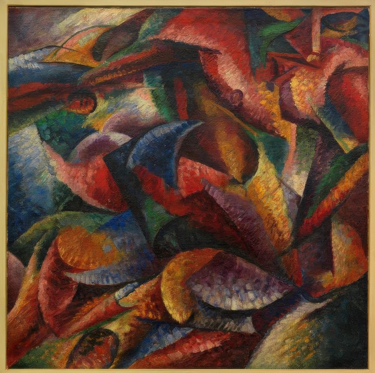 Dinamismo de um corpo humano de Umberto Boccioni