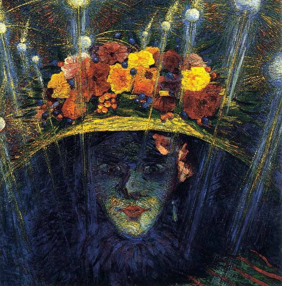 Ídolo moderno de Umberto Boccioni