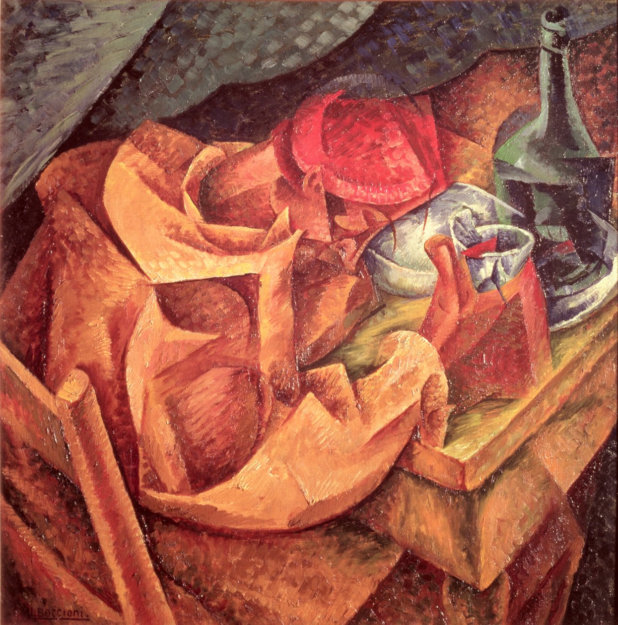 O bebedor, 1914 de Umberto Boccioni
