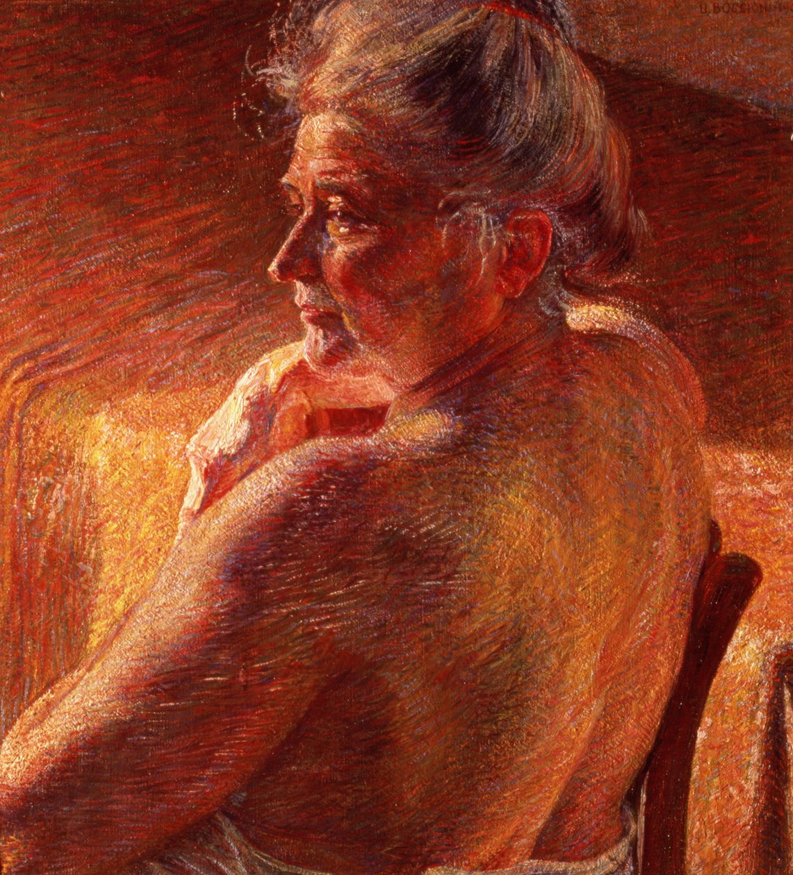 O efeito da luz solar, 1909 de Umberto Boccioni