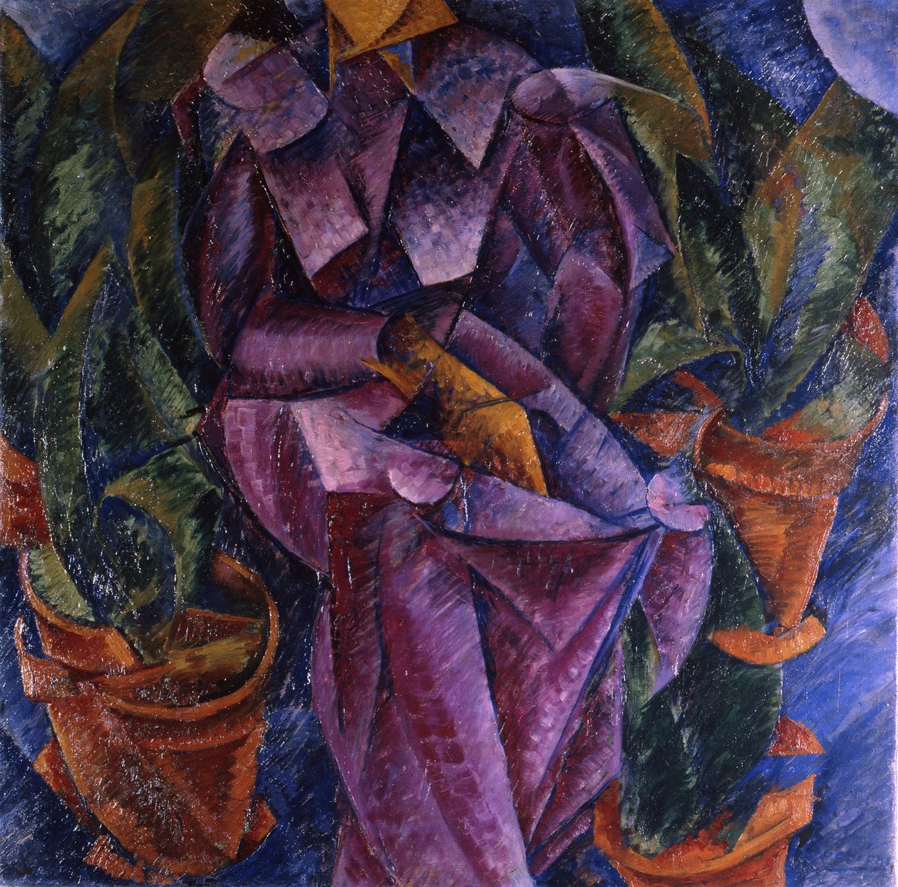 Composição espiral, 1913 de Umberto Boccioni