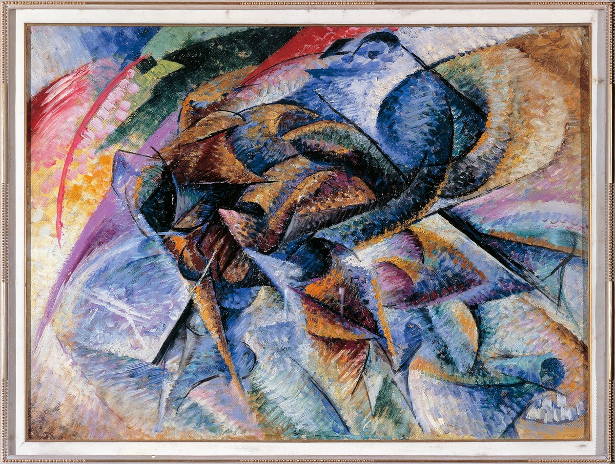 Dinamismo de um Ciclista de Umberto Boccioni