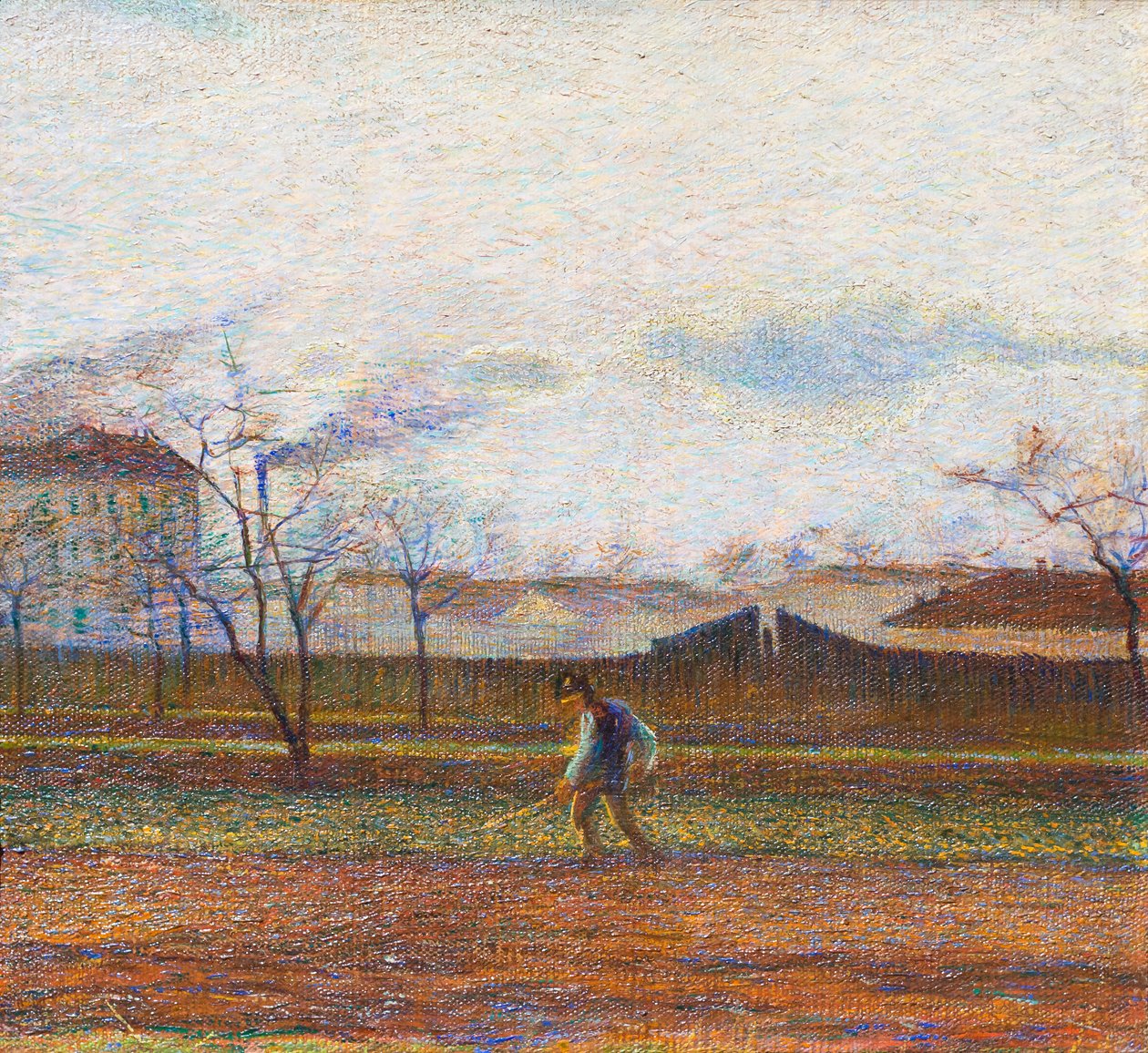 Trabalho camponês de Umberto Boccioni