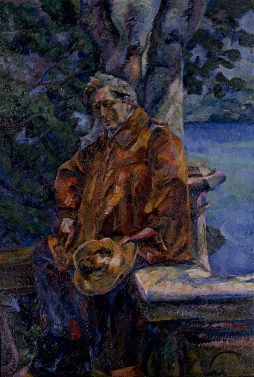 Retrato do mestre Busoni de Umberto Boccioni