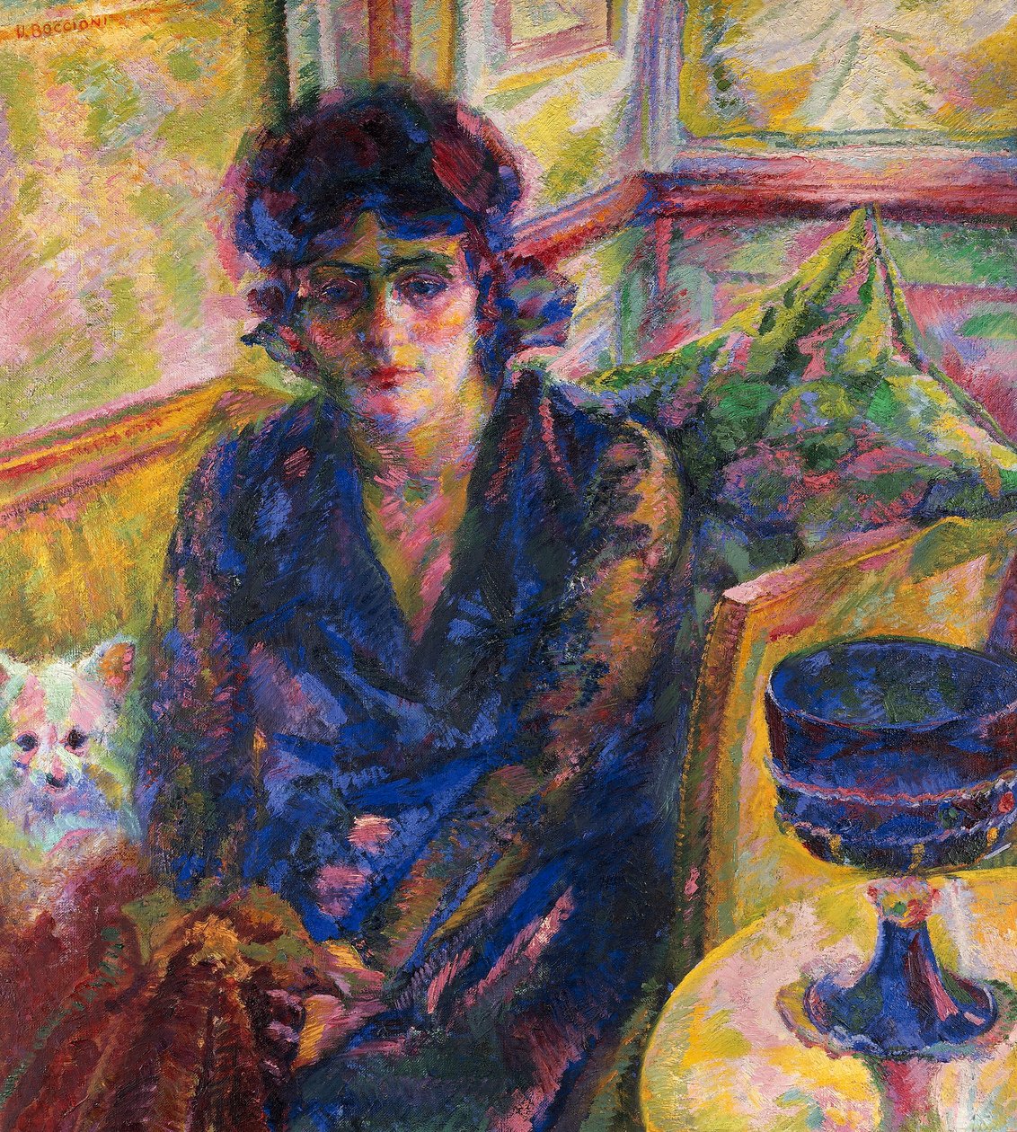 Retrato da Sra. Cragnolini Fanna de Umberto Boccioni