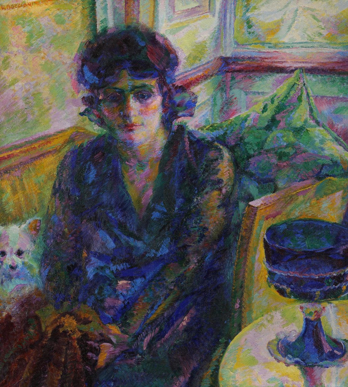 Retrato da signora Cragnolini Fanna, 1916. de Umberto Boccioni