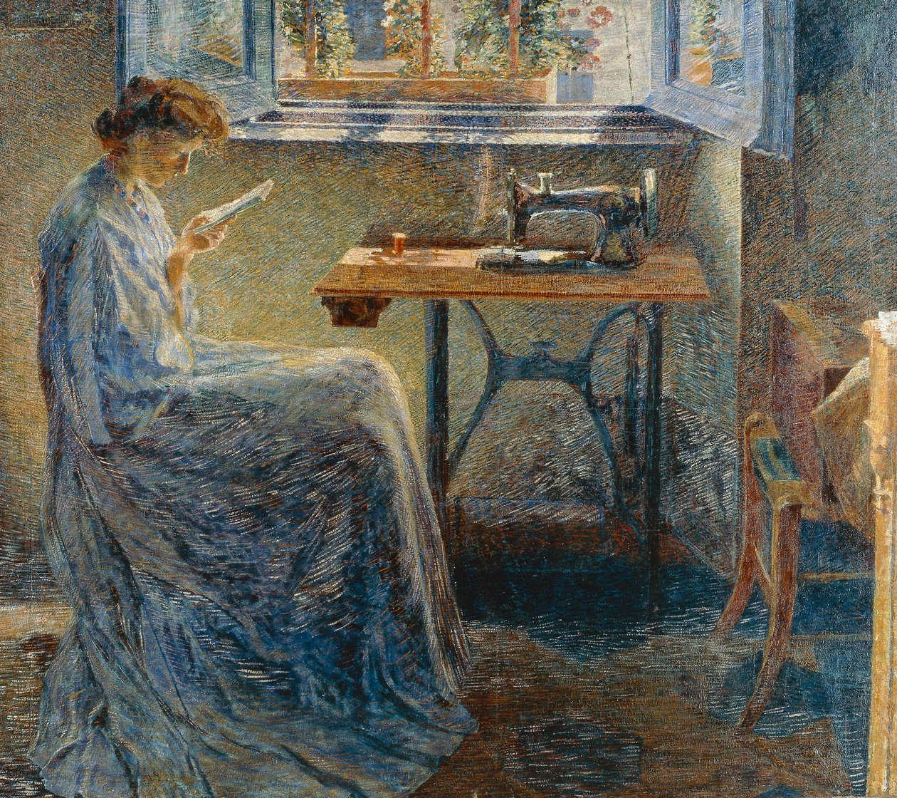 O romance da costureira de Umberto Boccioni