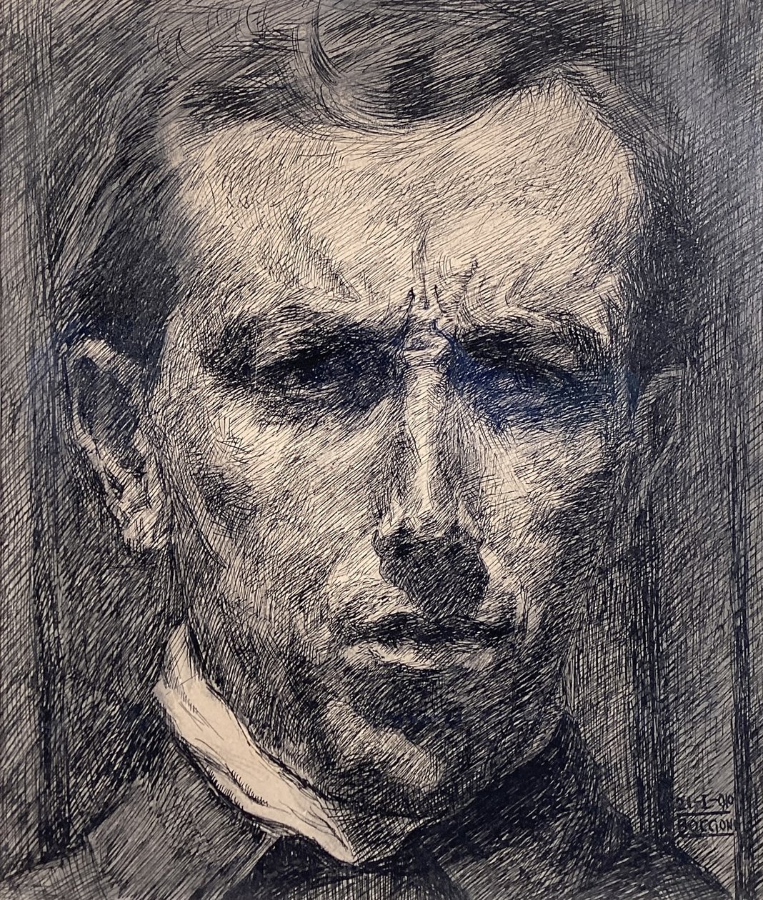 Auto-retrato de Umberto Boccioni