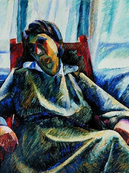 Sílvia (óleo sobre tela) de Umberto Boccioni