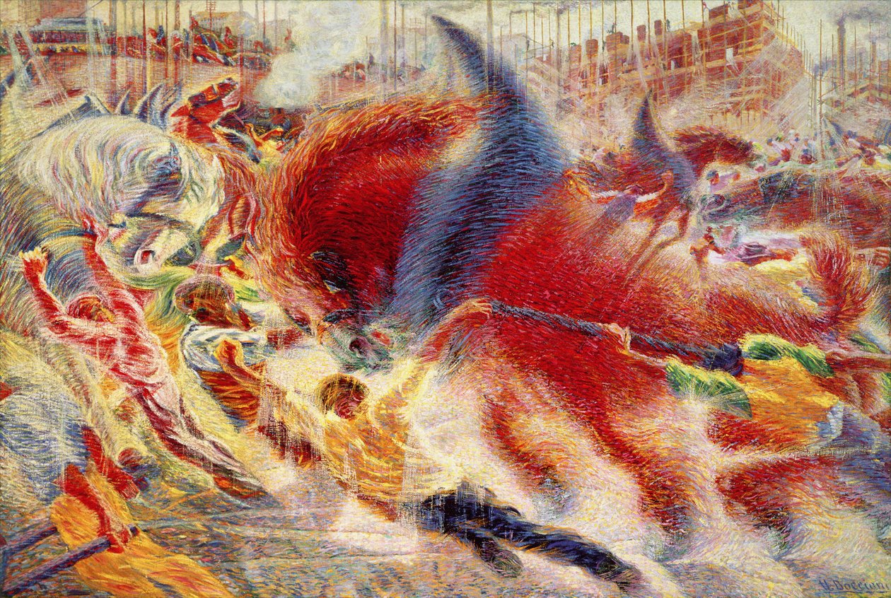 A cidade sobe de Umberto Boccioni